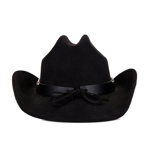 8 Other Reasons Gold Heart Cowboy Hat in Black main image 9